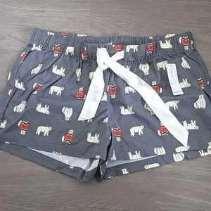 Old Navy polar bear holiday pajama shorts NWT S